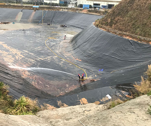 偃师废水池清理
